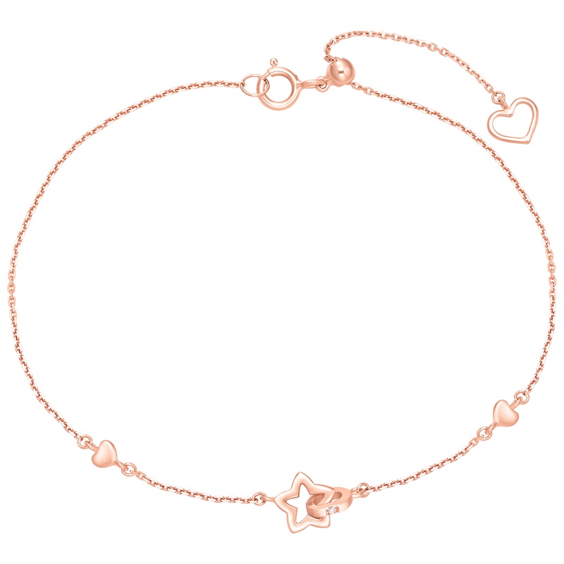 Soinlove 小确幸系列K金钻石手链 女 送礼推荐VU650