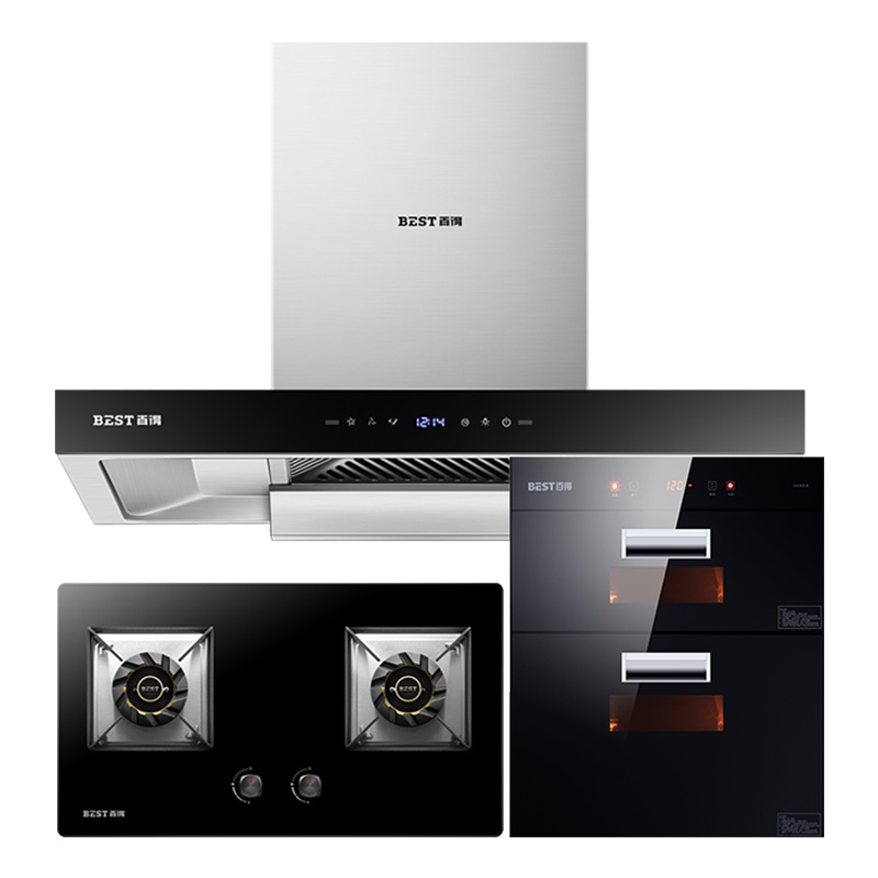 华帝百得(BEST)烟灶消套餐油烟机灶具消毒柜DY39G+DZ42B+DX03