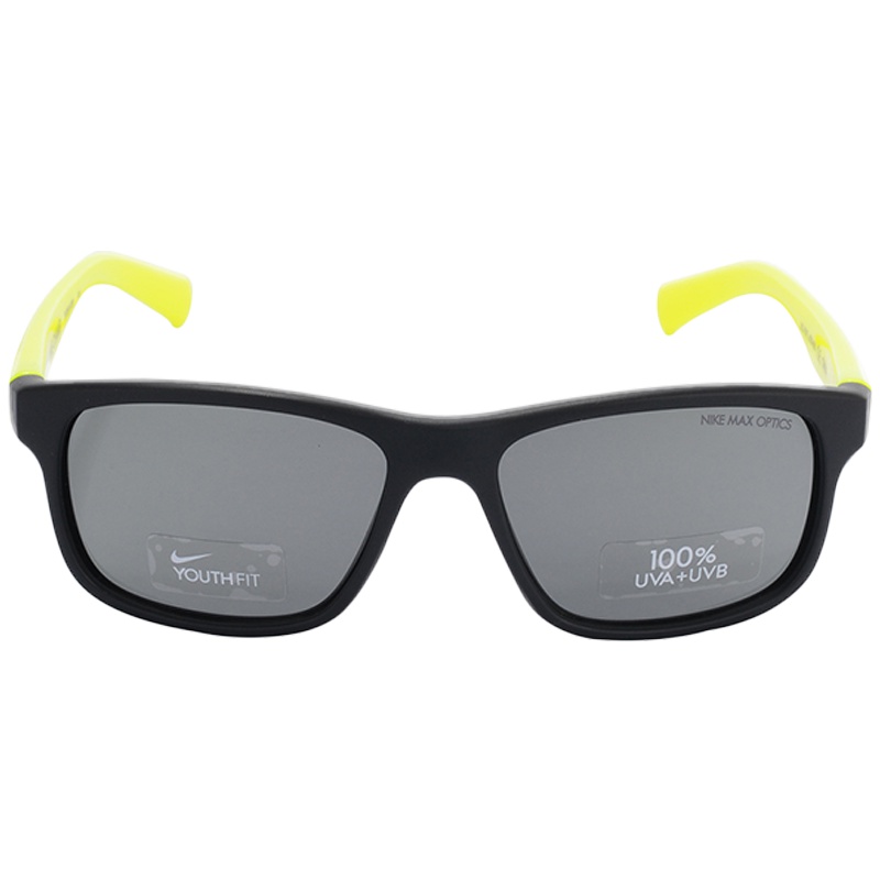 NIKE 耐克 黑黄拼色时尚全框树脂镜片女士太阳镜 EV0815-081