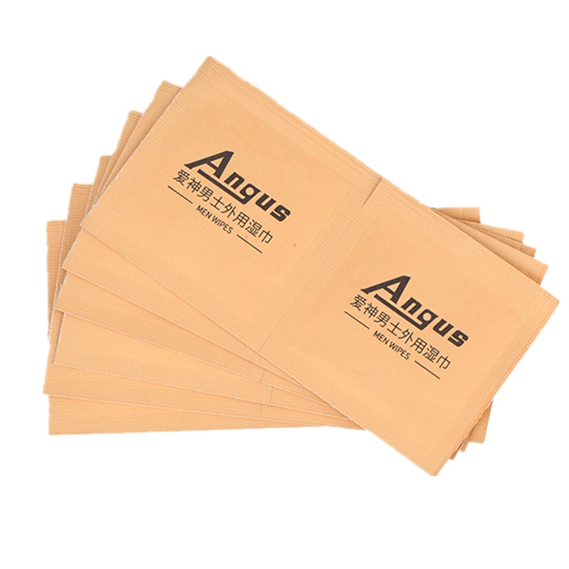 ANGUS男用延时湿巾12片装非男性延时喷剂外用延迟喷雾剂成人情趣性用品