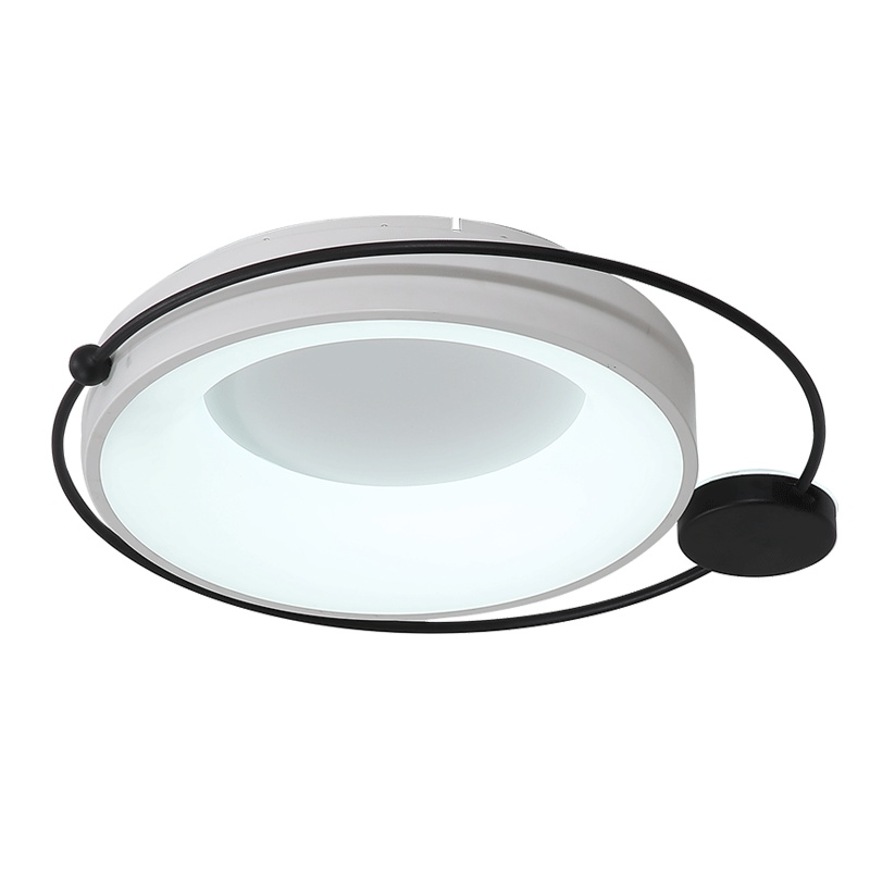 灯稀 温馨浪漫北欧卧室灯现代简约书房创意个性三色无极圆柱LED吸顶灯