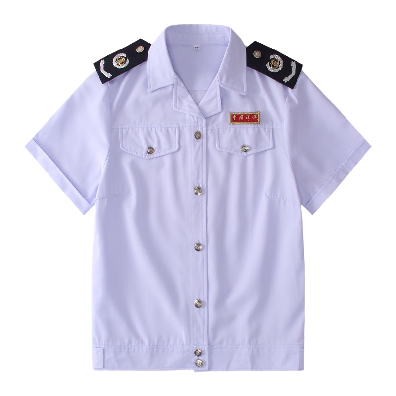 税务制服男女短袖衬衣 税务半袖衬衫
