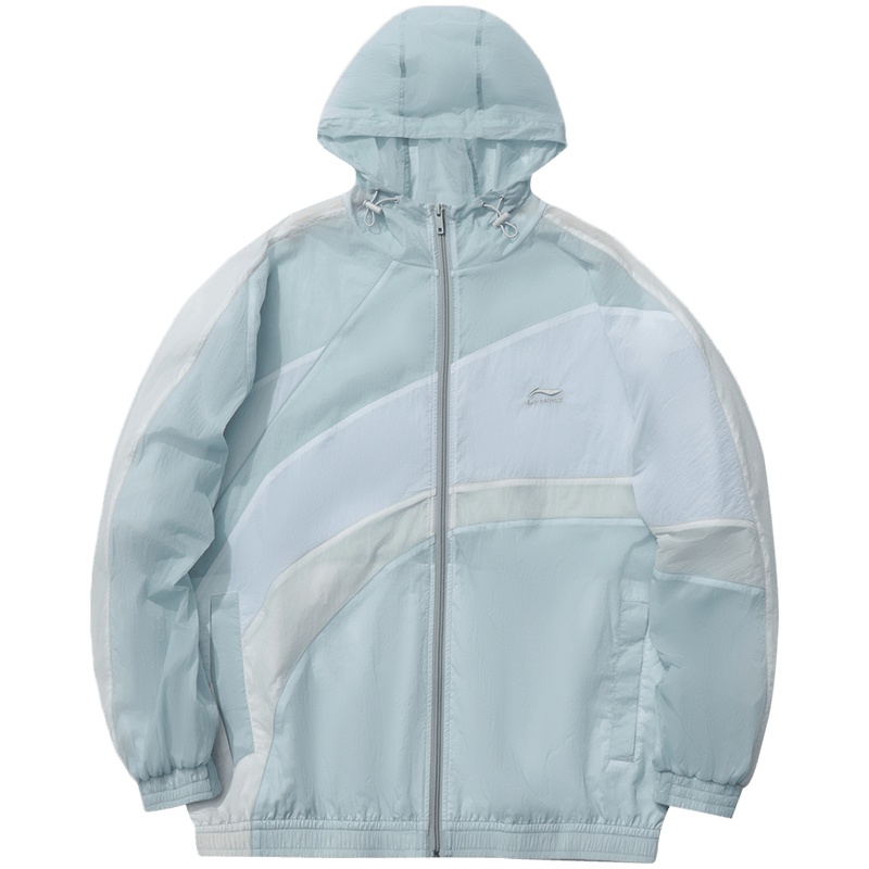 李宁风衣男士春季新款运动时尚系列开衫长袖连帽宽松运动服