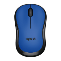 罗技(Logitech)M220无线静音鼠标光电USB家用商务办公台式机笔记本电脑 蓝色