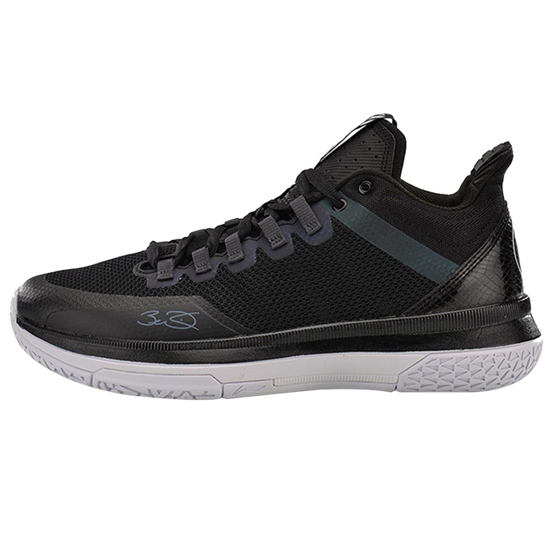 李宁中帮男子篮球场地鞋韦德系列AllDay2一体织减震中帮运动鞋