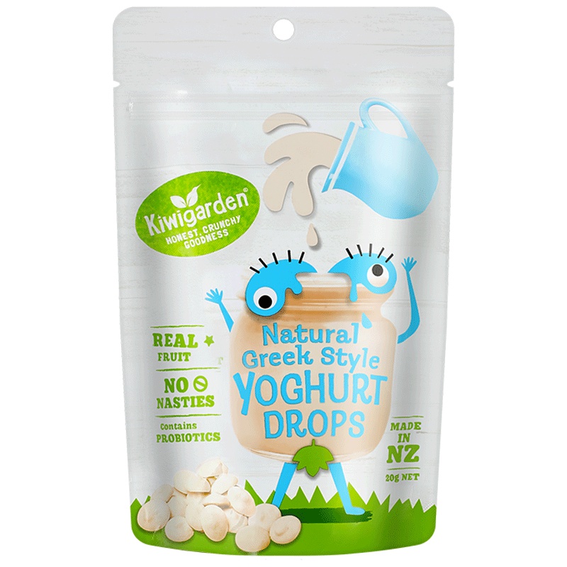 Kiwigarden希腊酸奶溶豆 3段 20g/袋装 宝宝零食点心 原装进口 1岁以上