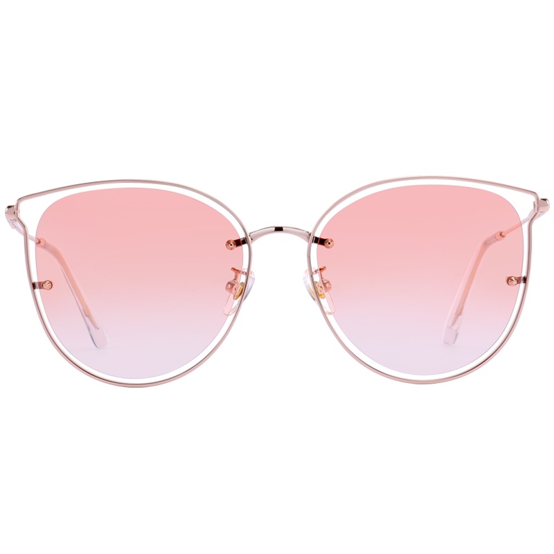 帕森时尚猫眼太阳镜女 宋祖儿明星同款韩版金属镂空潮墨镜 8255