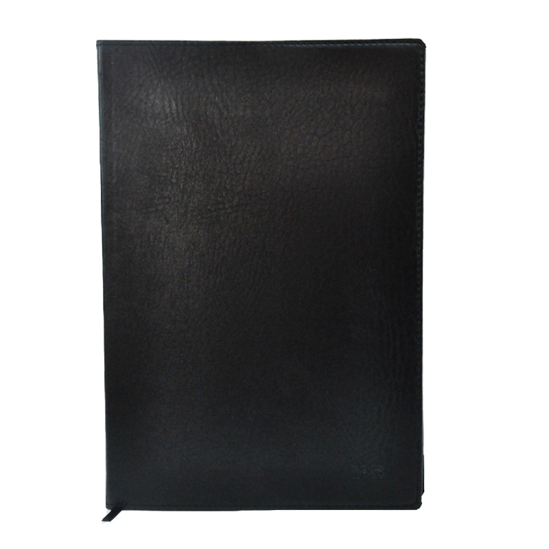 【精选】晨光(M&G)APY4K380黑色皮面软抄本 B5/124页记事日记笔记本子（5本价格）