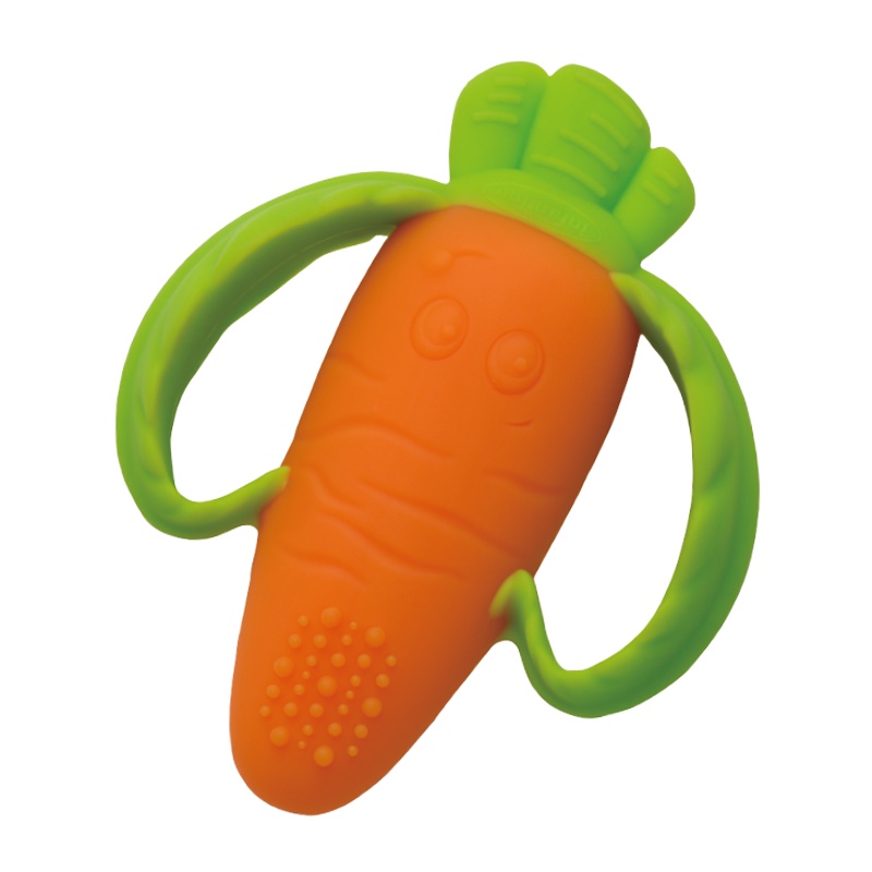 美国婴蒂诺胡萝卜婴儿牙胶香蕉宝宝男孩女孩安抚咬咬胶 手抓磨牙棒