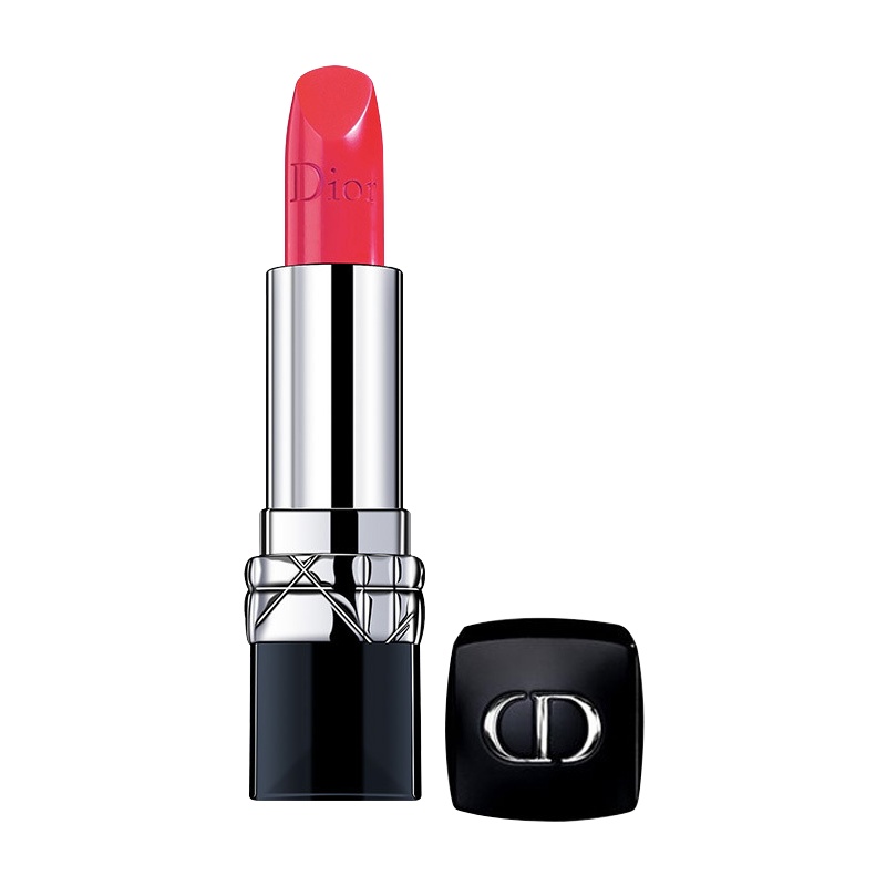Dior迪奥口红烈艳蓝金魅惑粉漾闪亮女士不掉色变色唇膏3.5g 028#滋润-珊瑚红