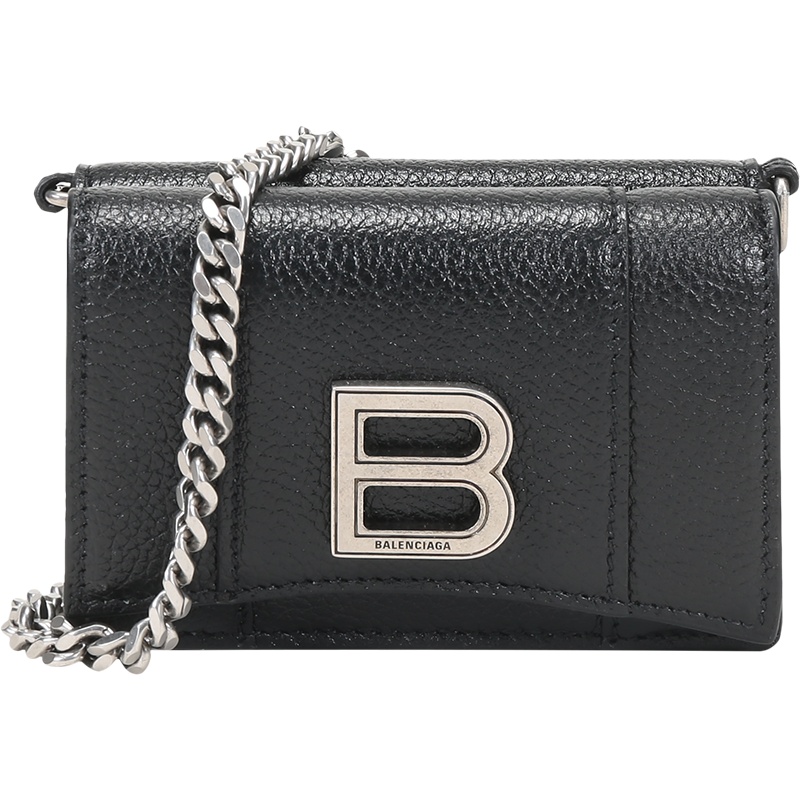 BALENCIAGA 巴黎世家 女士牛皮单肩斜挎包钱包迷你款 636091 1IZHY