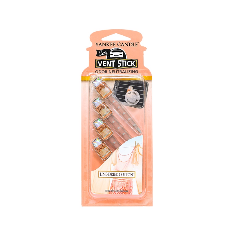 yankee candle扬基进口汽车出风口香氛香水夹车载香薰车内芳香夹阳光味道 净重29g