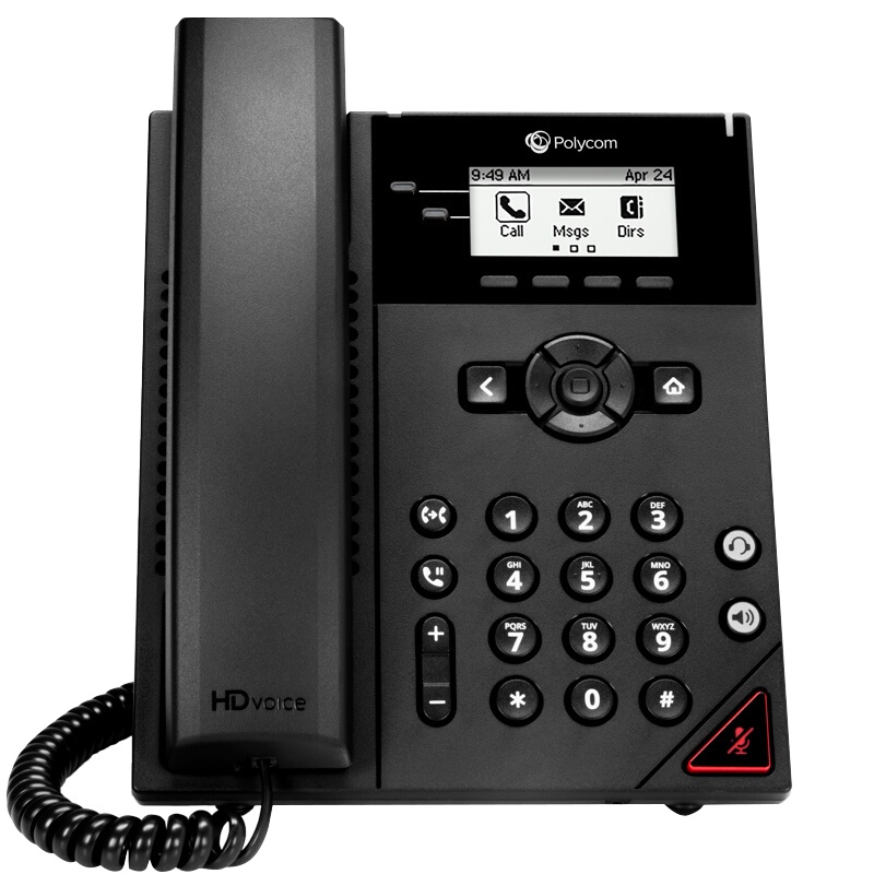 宝利通(Polycom)VVX150会议电话机IP网线座机 音视频会议系统终端全向麦克风八爪鱼会议电话