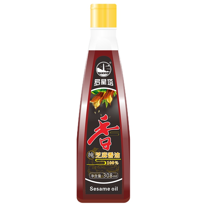 罗星塔 芝麻纯油 308ml