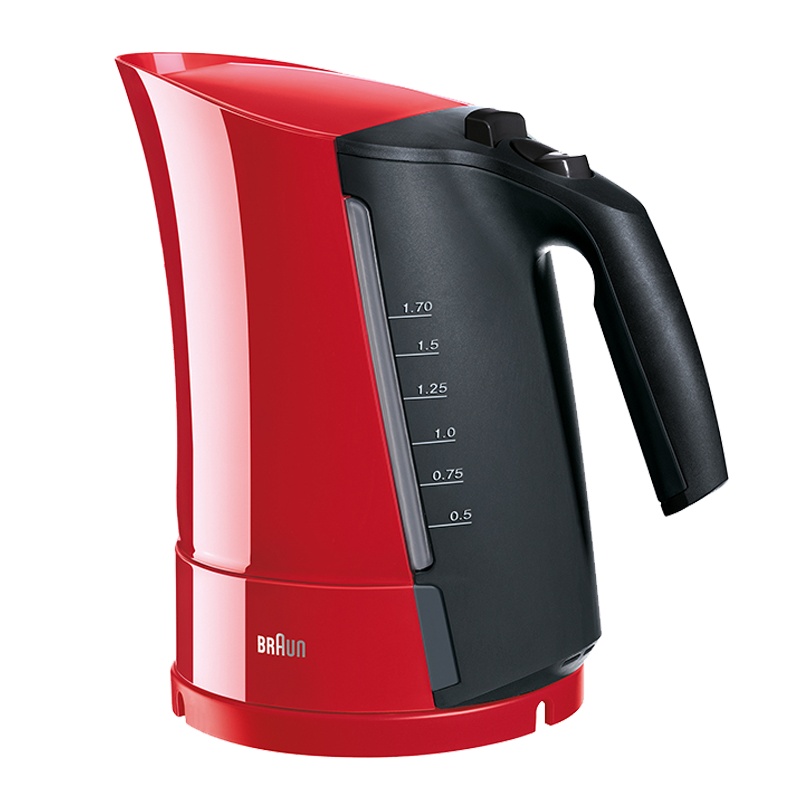 博朗(Braun)电水壶 WK300.R 原装进口 自动断电 1.7升大容量 烧开水壶 电热水壶