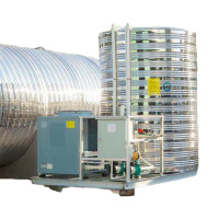 空气能热水器 商用一体机 7P 建筑工地项目部酒店旅馆专用机 空气源热泵整体机