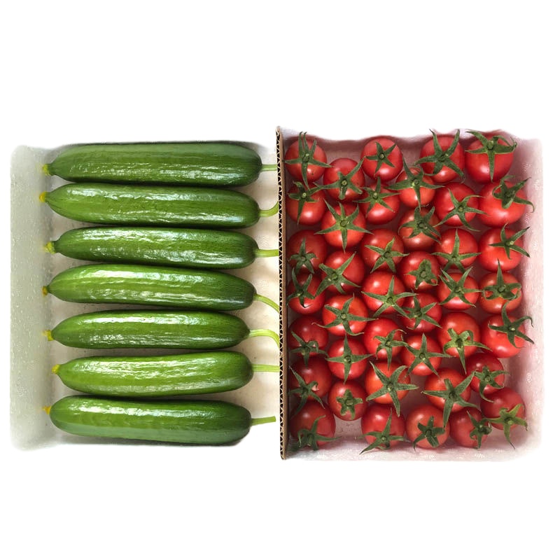 圣女果小黄瓜 小番茄新鲜蔬菜樱桃小西红柿水果黄瓜 小柿子 [圣女果水果黄瓜组合]3斤