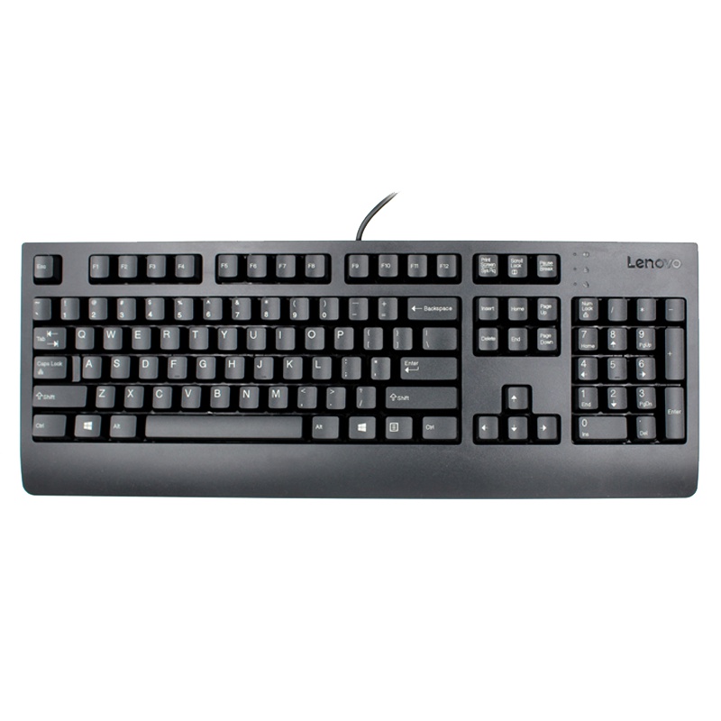 Lenovo联想有线键盘USB接口笔记本电脑一体机外接键盘办公通用