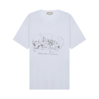 亚历山大·麦昆 ALEXANDER MCQUEEN 男士 棉质圆领短袖T恤662548 QRZ62