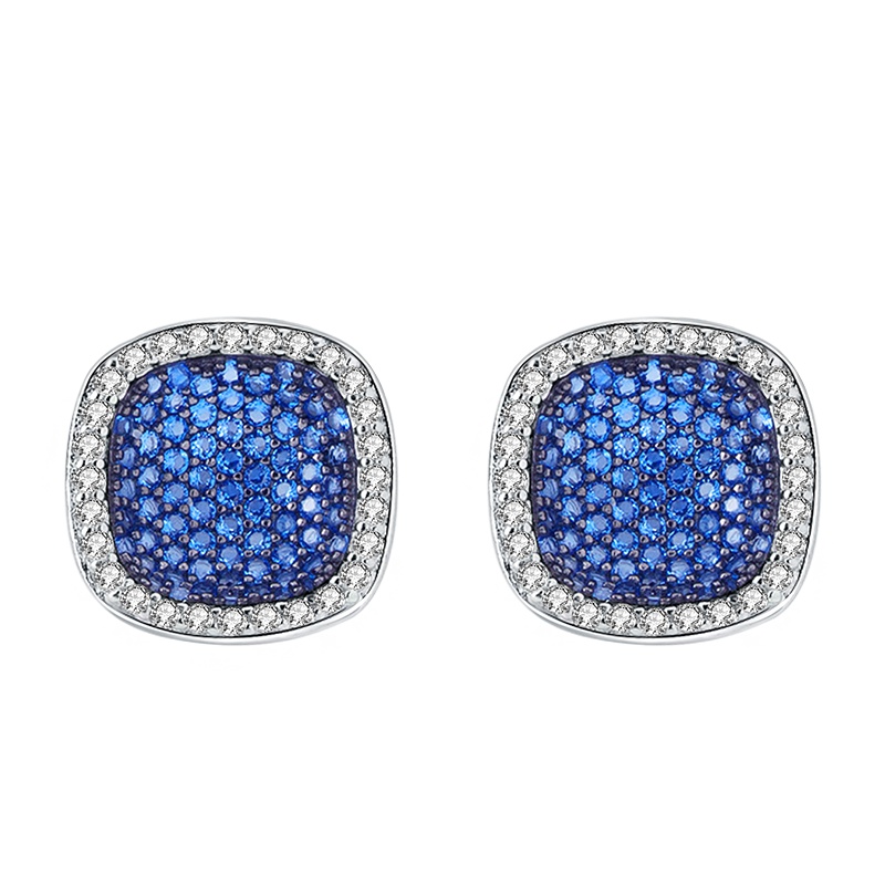 MYFD 耳钉女S925银镶晶钻酷炫系列唯爱一生耳钉MYE1831