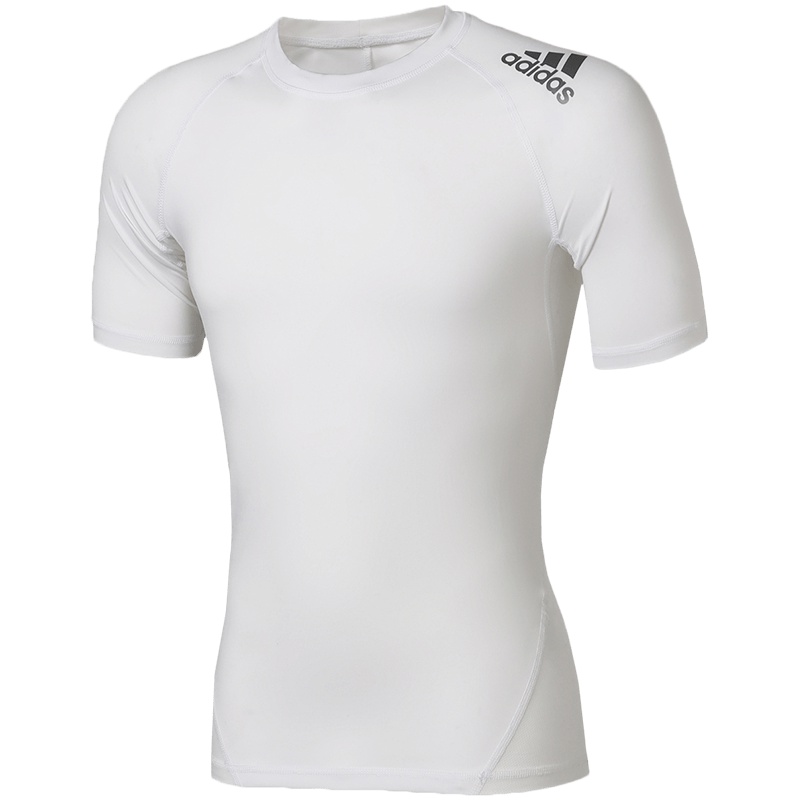 adidas阿迪达斯男子短袖T恤训练跑步运动服CD7172 L CD7172白