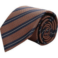 Ermenegildo Zegna 杰尼亚 男士条纹丝质领带 Z5E33 1L8