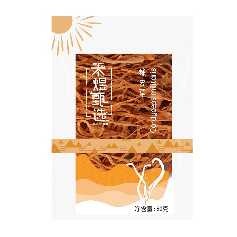 禾煜 甄选蛹虫草 虫草花 80g