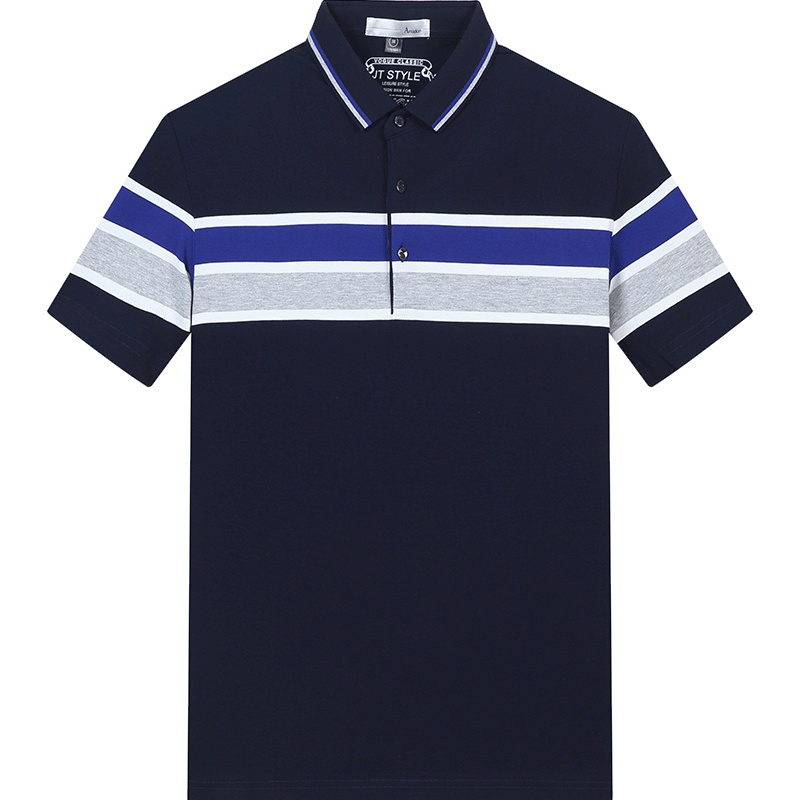 Artsdon/阿仕顿男装夏季舒适男士POLO衫休闲撞色翻领短袖T恤