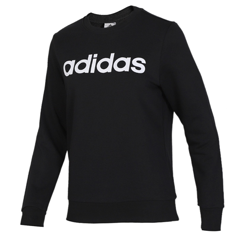 Adidas阿迪达斯卫衣女秋季运动上衣宽松圆领套头衫DP2363