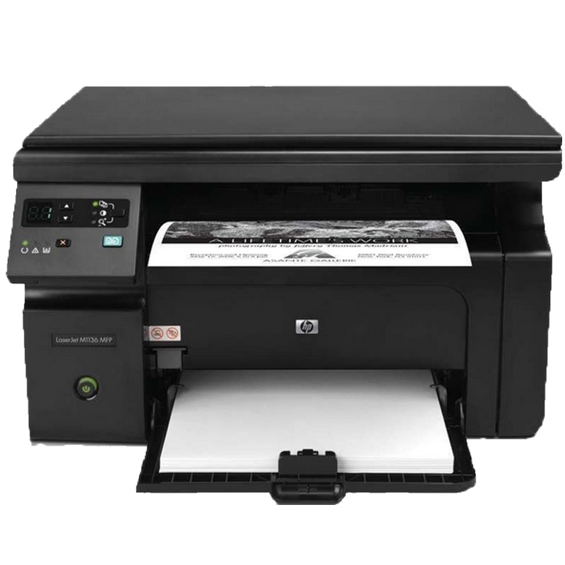 惠普(HP) M1136 黑白激光一体机 多功能打印机一体机家用商务办公A4(打印 复印 扫描)