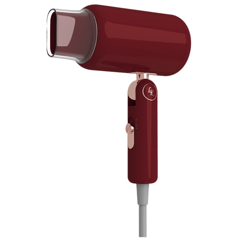 罗拉如炬(Lowra rouge)低辐射复古限定款负离子护发电吹风家用便携大功率吹风机 摩登红 CL-611