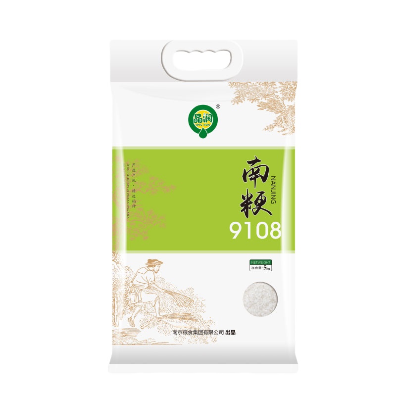 晶润 南粳9108大米 5kg 当季新米
