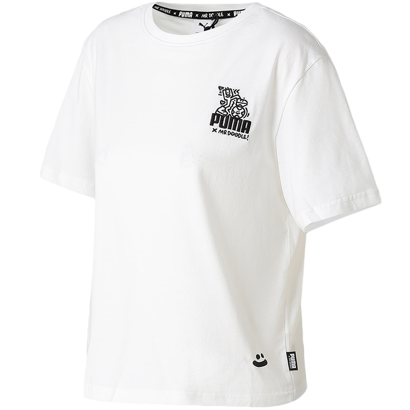 PUMA黑标女装MR DOODLE运动服休闲圆领短袖T恤598654