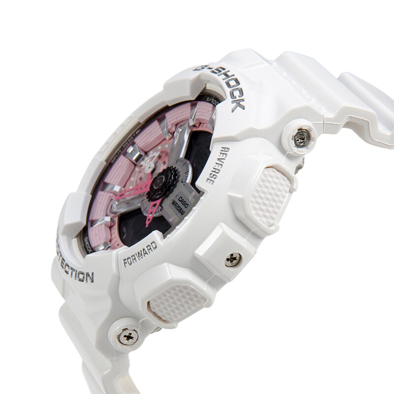 卡西欧(CASIO)G-SHOCK 防水防震防磁运动中性石英手表 GMA-S110MP-7APR