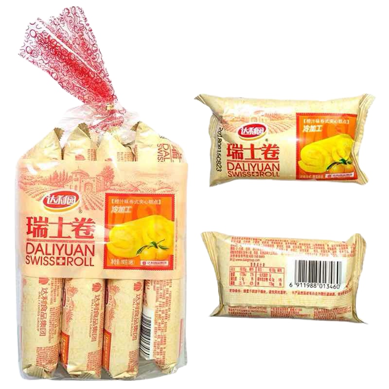 达利园瑞士卷(橙汁)袋装200g