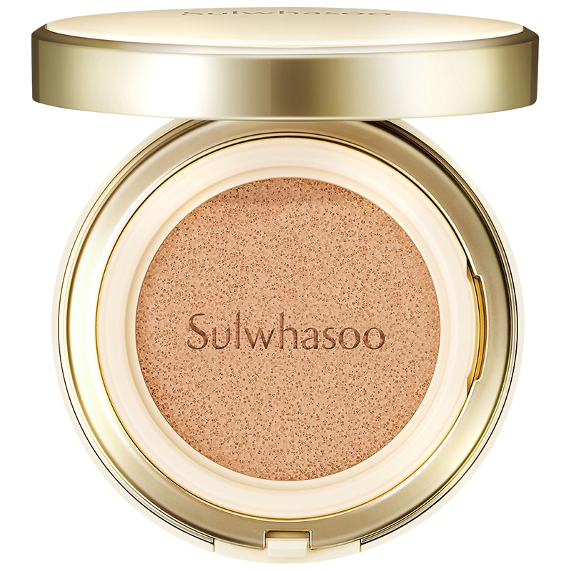 [水润柔滑定妆][新版本]雪花秀(Sulwhasoo)采淡致美气垫粉底液21号粉肤色 15g*2控油平衡30g防晒