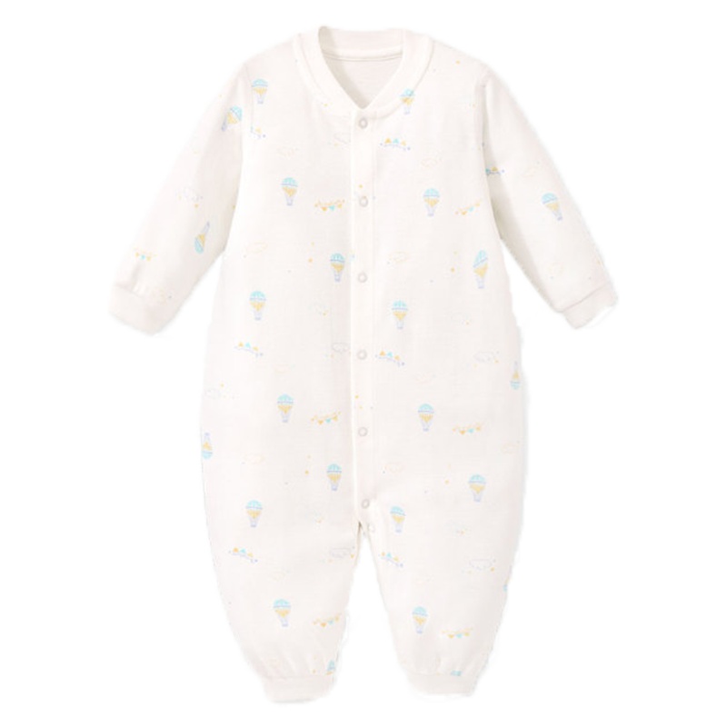 丽婴房婴儿衣服男女宝宝天丝连身装婴幼儿哈衣爬服连体衣秋新