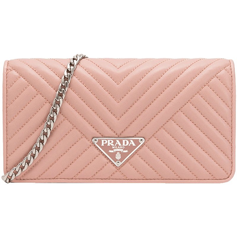 PRADA 普拉达 女士羊皮链条包手拿包 1DH044 2CET