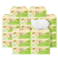 特价抽纸原木纯品抽取式卫生纸巾餐巾纸擦手纸面巾纸软抽家用 金装3层110抽*6包