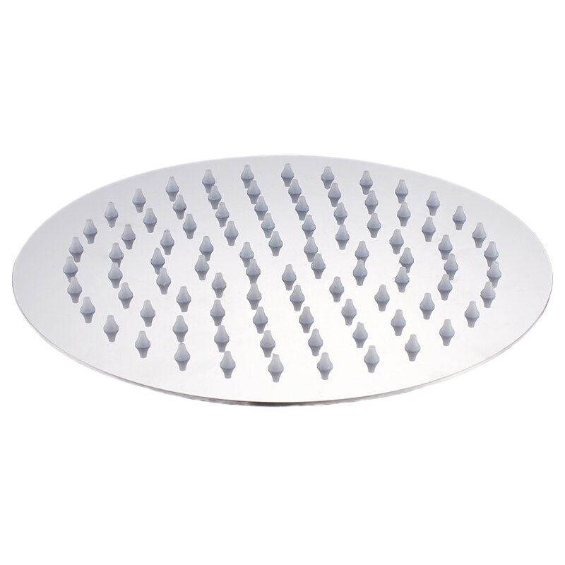 新港泉(xingangquan)8寸304不锈钢顶喷头 淋浴花洒配件 圆形顶喷 不锈钢喷头