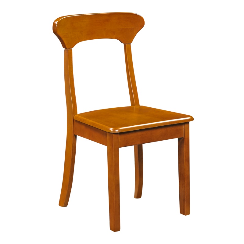 【红心家居】全实木椅子靠背凳子餐椅简约餐厅酒店饭店用餐椅