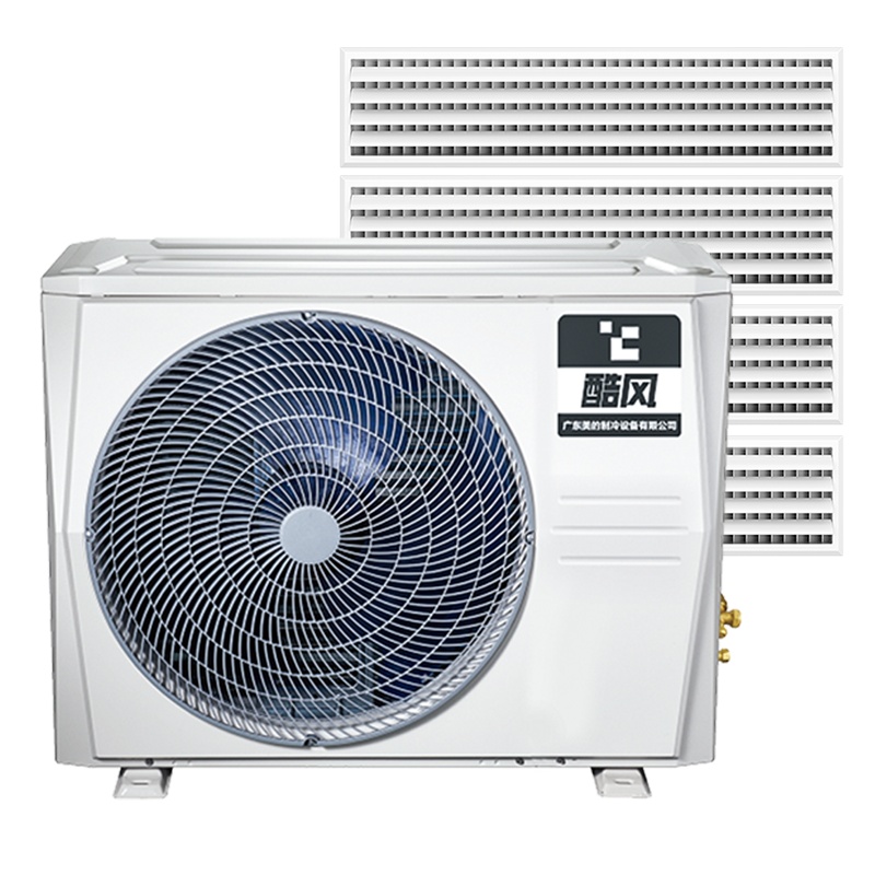 酷风5匹一拖四中央空调全直流变频多联机MJZ-120W/BP3N1-D01CF(1)裸机不含安装套餐