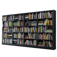 顶鸿DH-HY0636-1书架钢制资料架阅览室档案架落地办公室收纳架置物架 一列四组单面五层