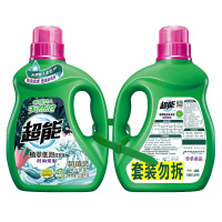 超能时尚炫彩洗衣液3.38kg*2天然椰子油生产迅速瓦解污渍呵护衣物原有色彩致力靓彩生活