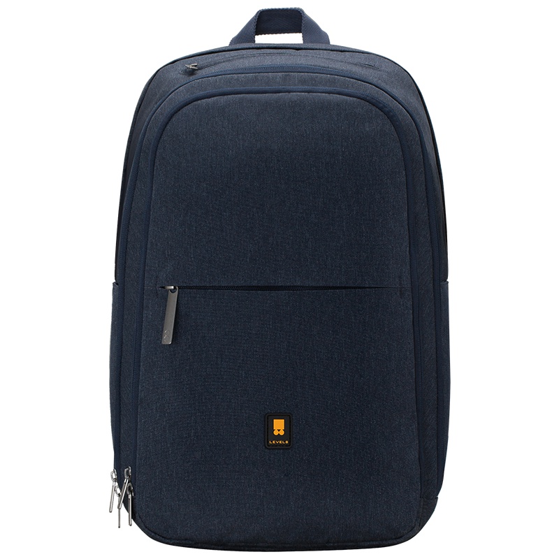 地平线8号(LEVEL8)商务休闲双肩背包 15.6英寸大容量男士电脑包 蓝色(锤科出品)