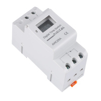 iDiskk趣游微电脑时控开关220V路灯广告配电箱小型时空器THC大功率定时器默认颜色16A