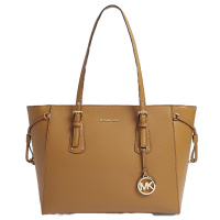 [直营]迈克·科尔斯(MICHAEL KORS)MK Voyager 中号拉链牛皮单肩包手提包托特包女包 软