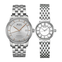 美度(MIDO)瑞士手表 贝伦赛丽/都瑞系列情侣表 对表M2130.4.26.1/M8600.4.10.1