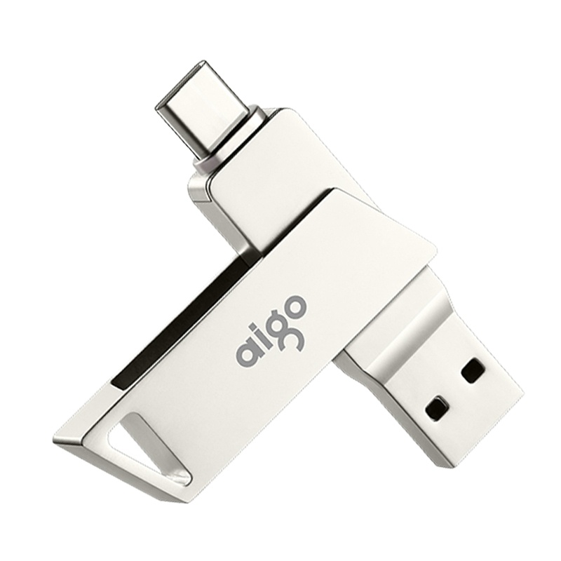 爱国者（aigo）U350 U盘 USB3.0高速type-c双插头 手机电脑两用 u350安卓手机U盘 64G