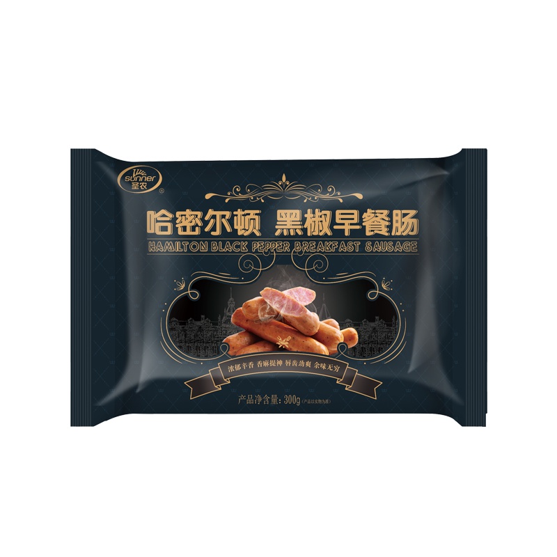 SUNNER/圣农哈密尔顿黑椒肠300g/袋